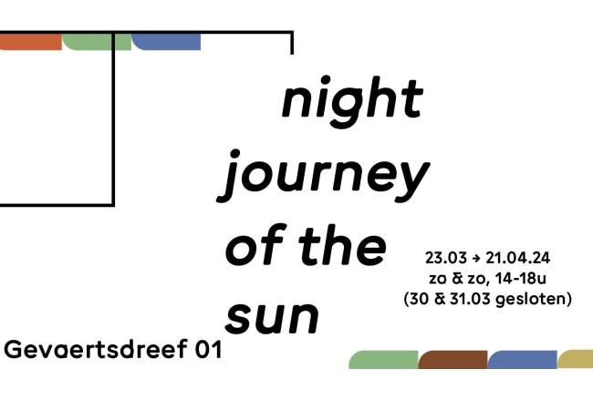 'Night journey of the sun' - groepsexpo © gevaertsdreef01