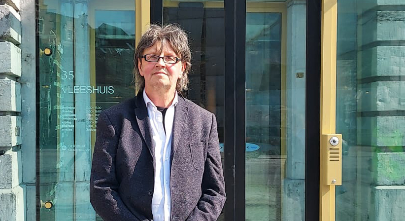 Eddy D'Haenens was de eerste stadsdichter van Oudenaarde.