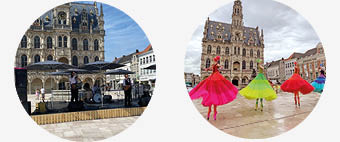 Zomerse terrasjes in Oudenaarde