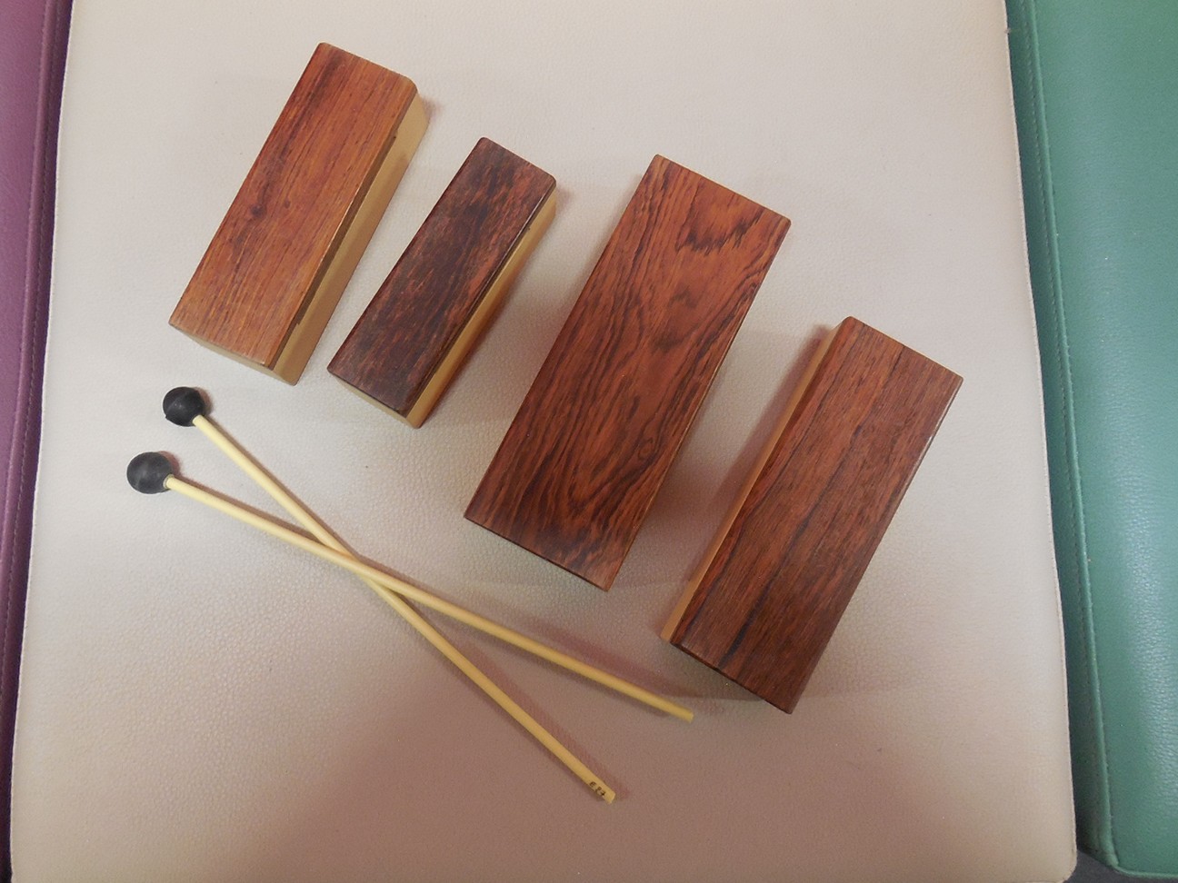 Woodblocks en klopper