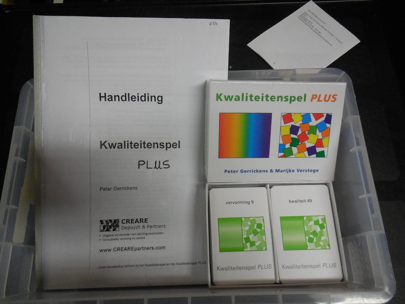 Kwaliteitenspel plus