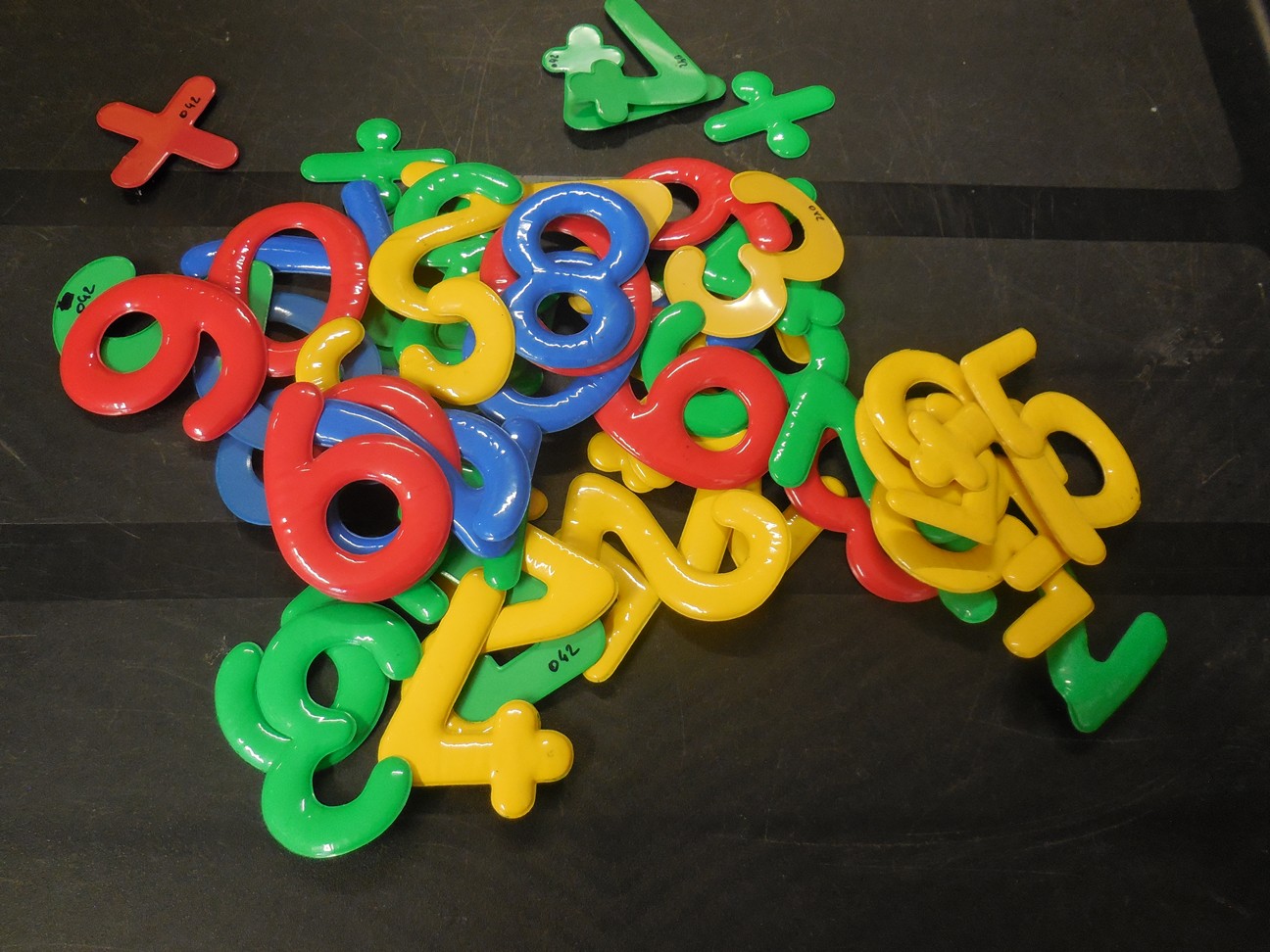 Plastiek nummers