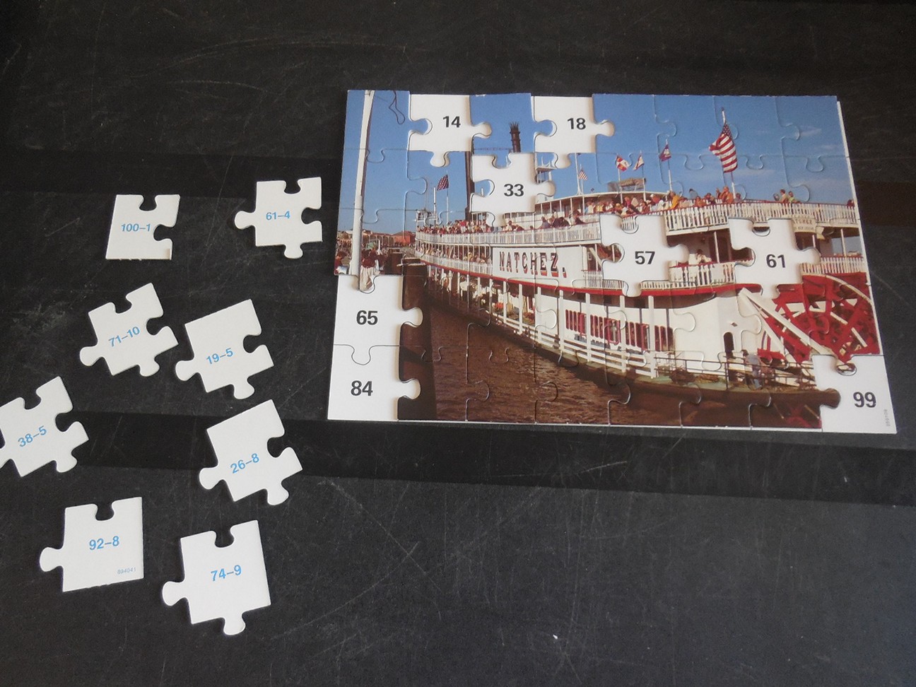 Mathpuzzel aftrekken/optellen