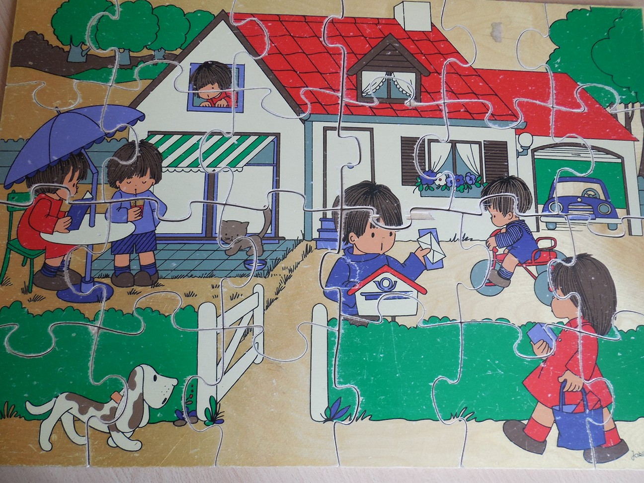 Maxi vloerpuzzel “ons huis”