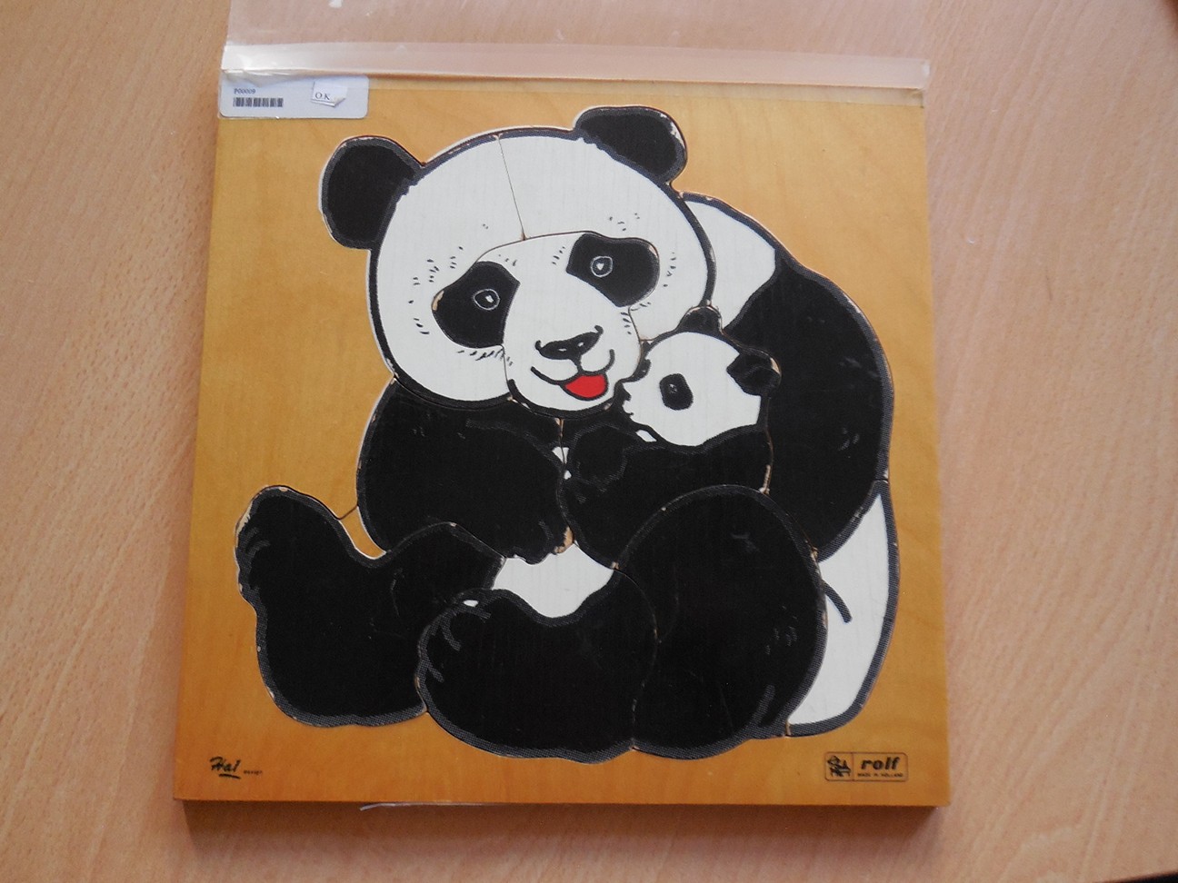 Dierenpuzzel “Pandabeer”