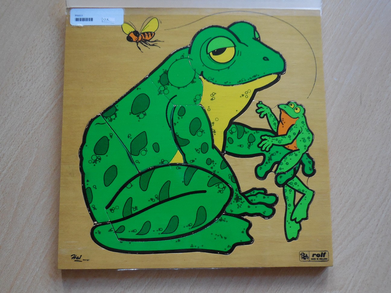 Kleuterpuzzel “Kikker”	
