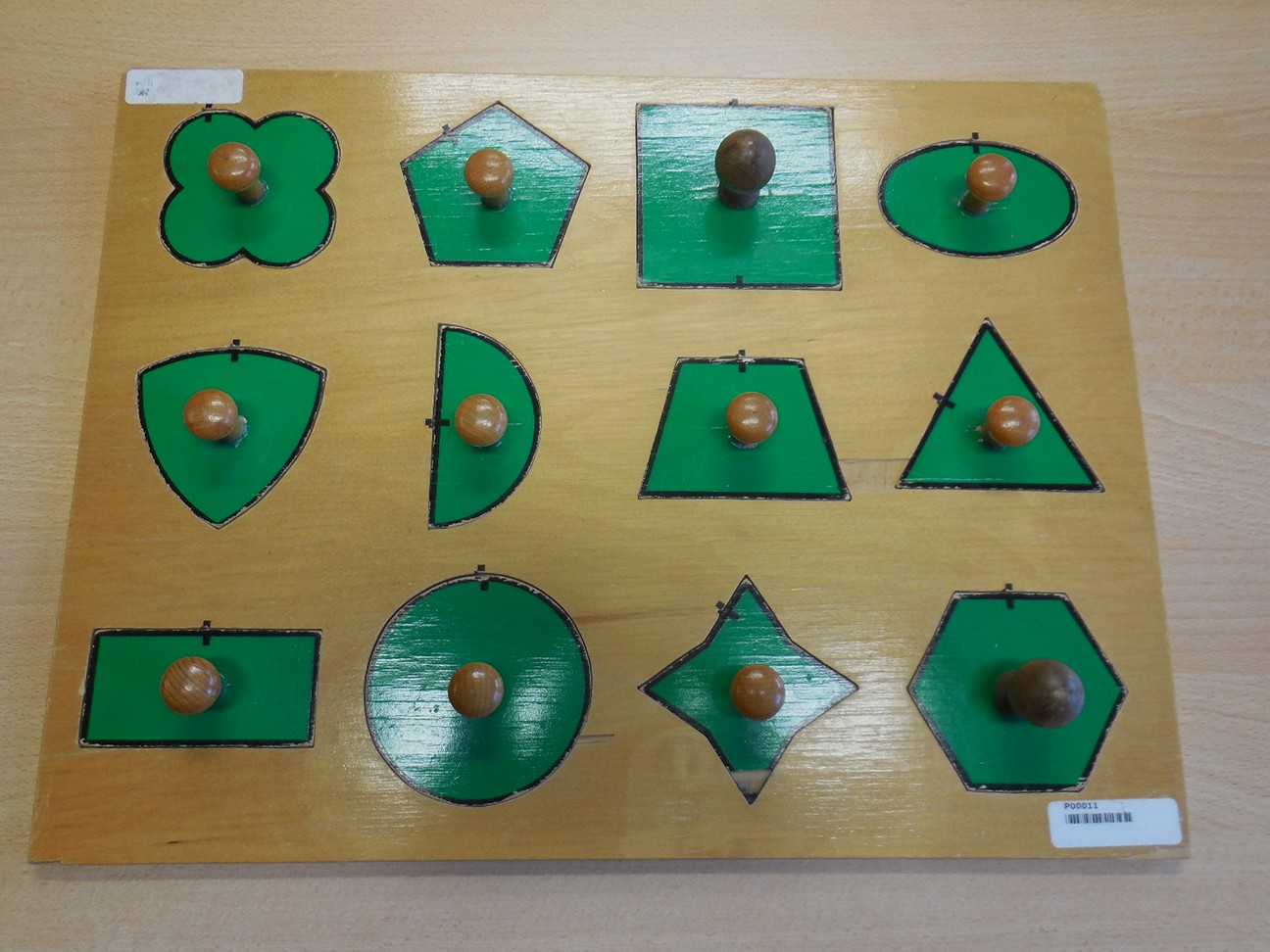 Geometrische vormenplank