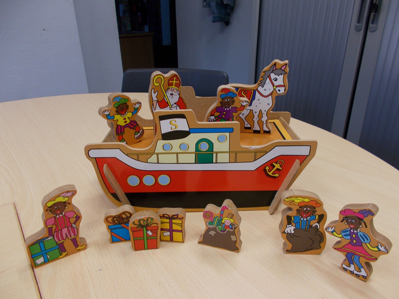 De stoomboot van sinterklaas