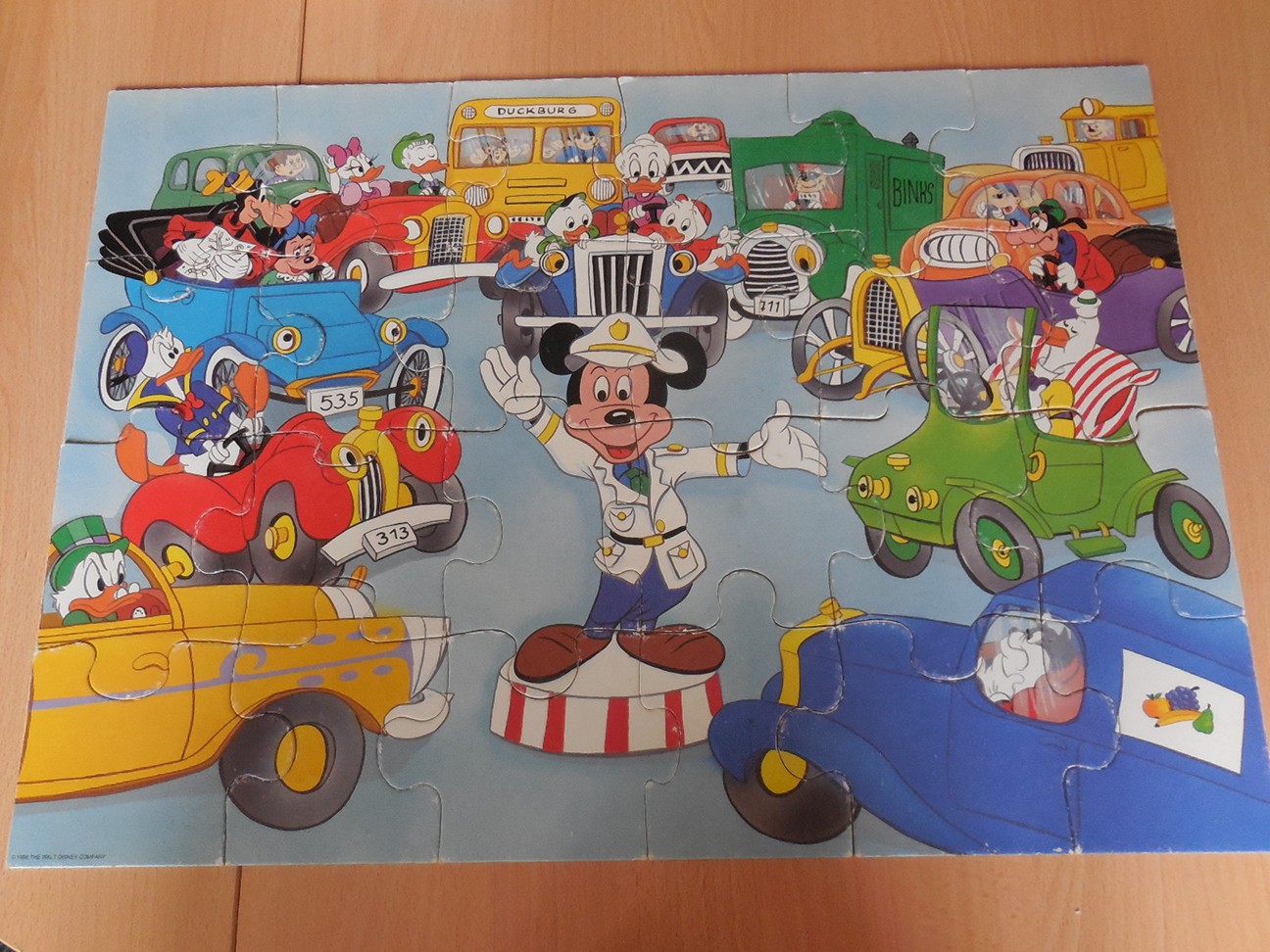 Vloerpuzzel “De verkeersagent”