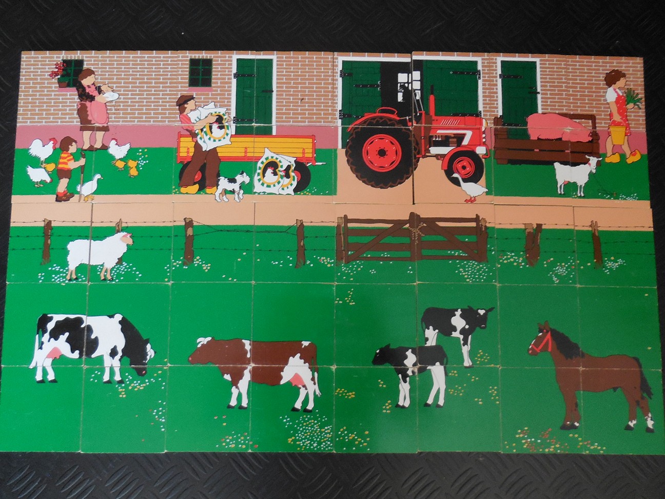 Boerderij- vloerpuzzel