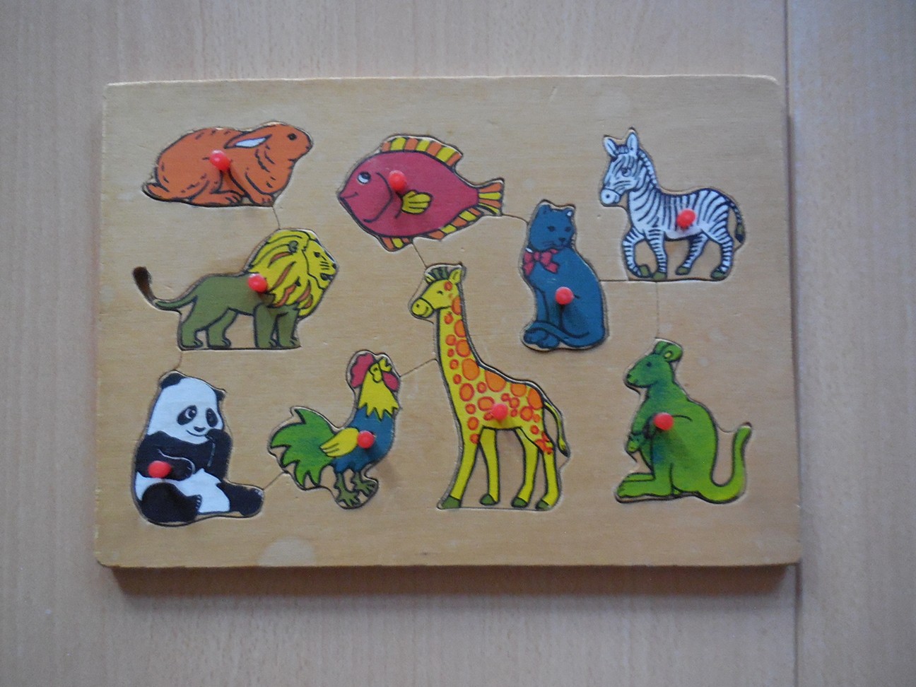 Inlegpuzzel “Dieren”