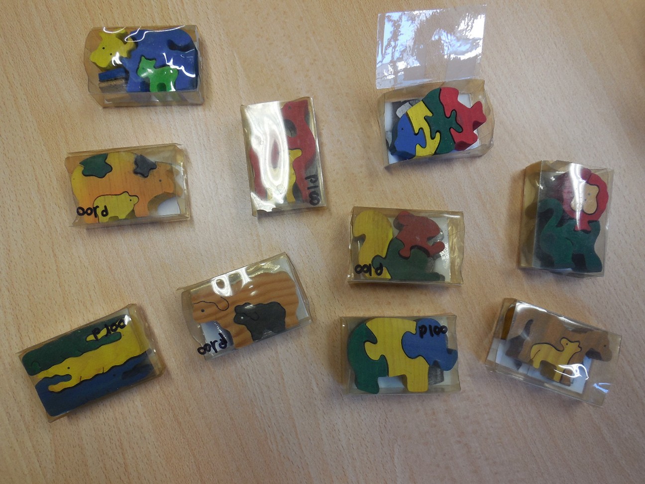 Kleine dierenpuzzels