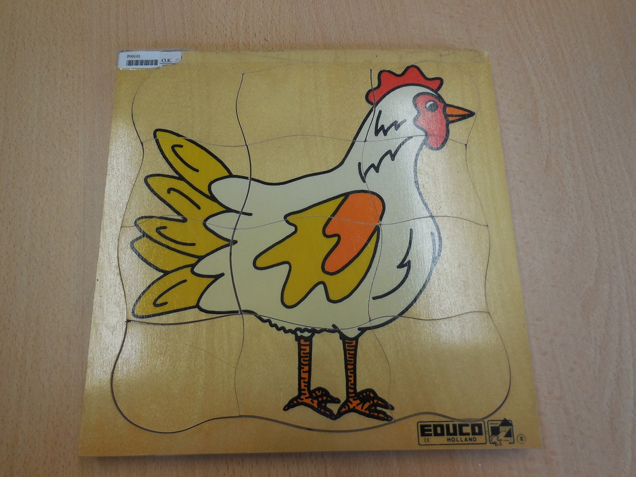 Groeipuzzel: Kip