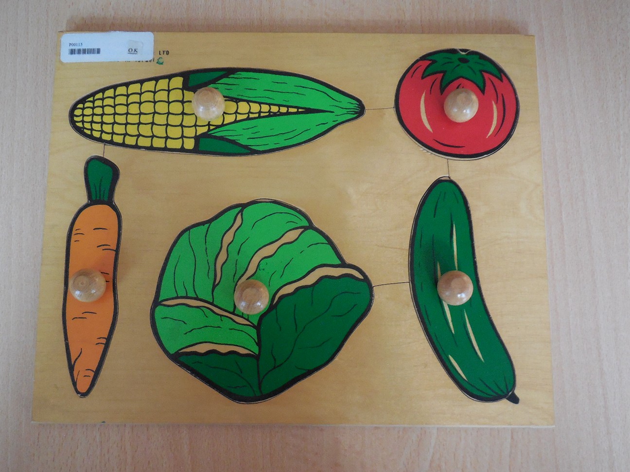 Puzzel “Groenten”