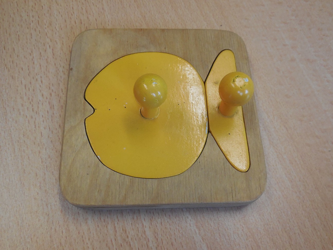 Kleine knoppuzzel “Vis”