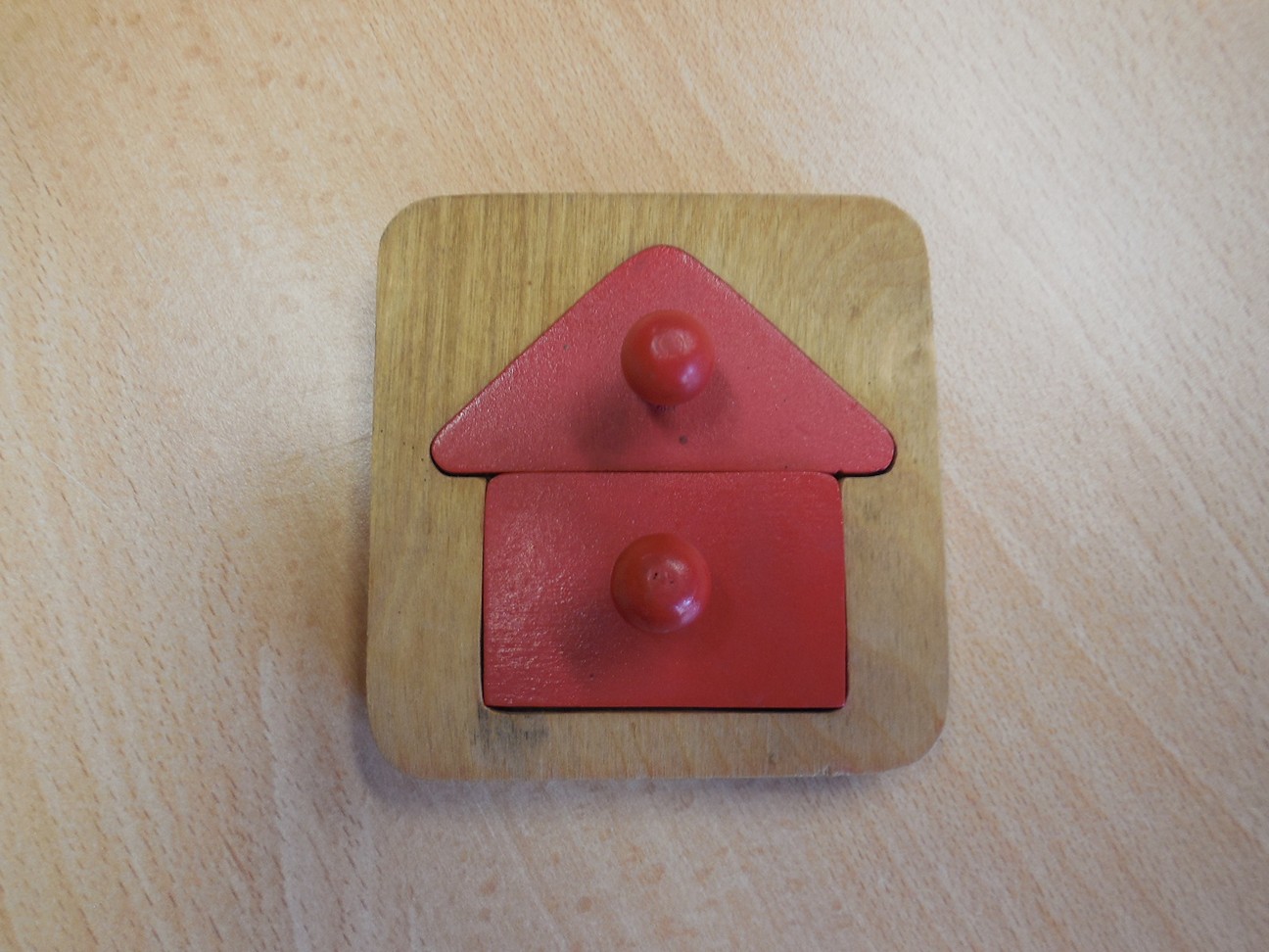 Kleine knoppuzzel “Huis”