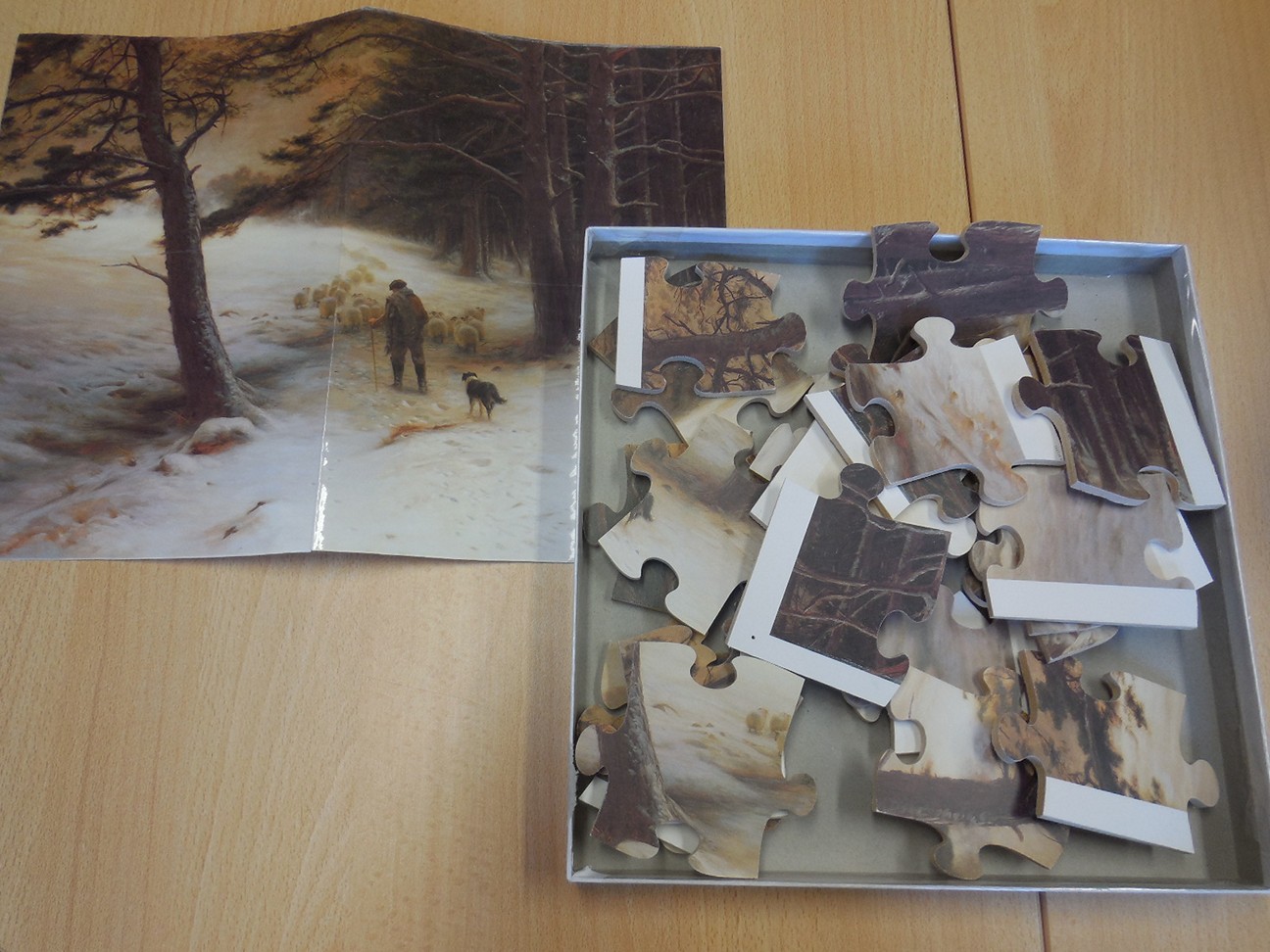 Puzzel “Winterlandschap”