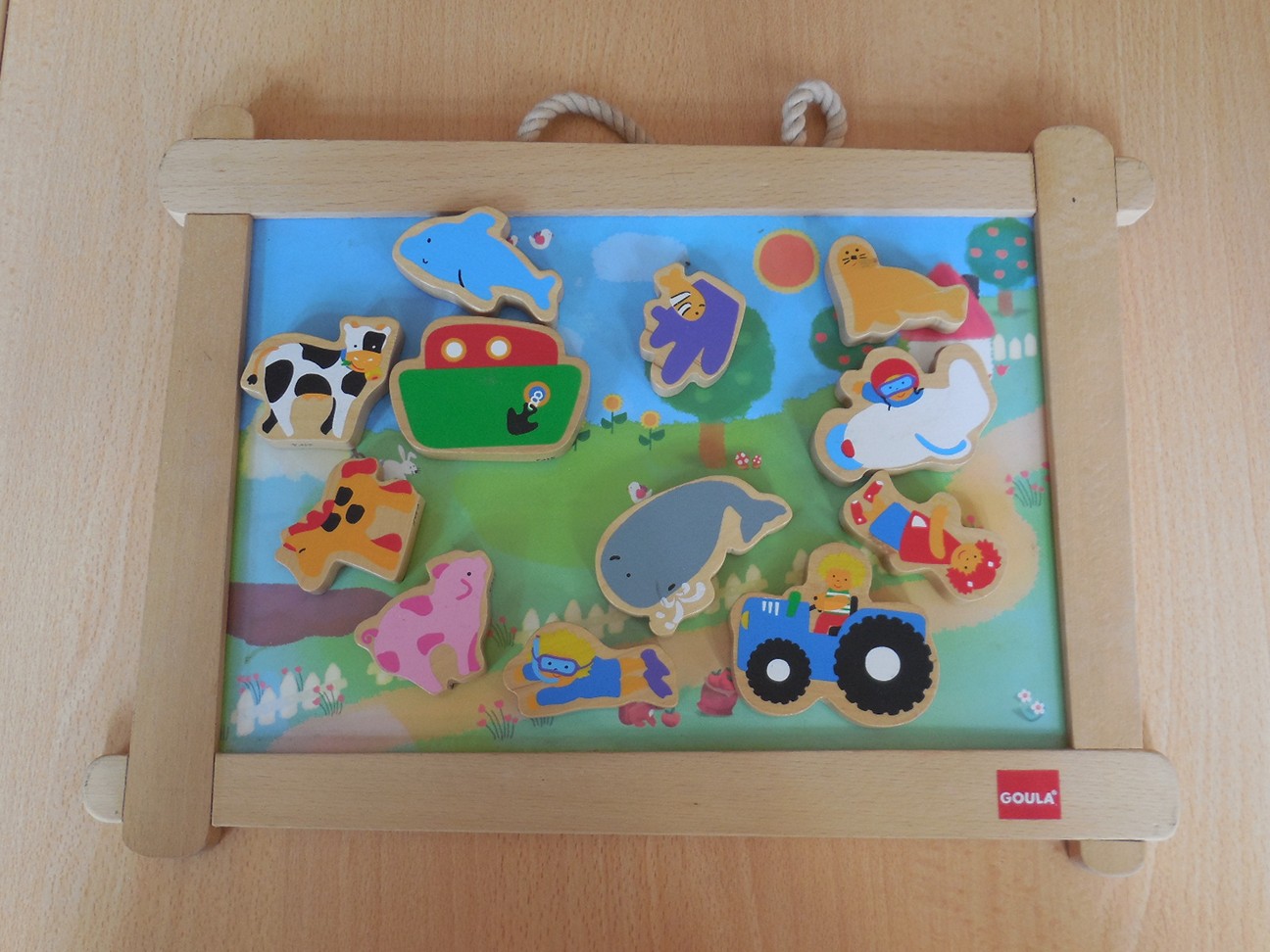 Magnetisch puzzelbord