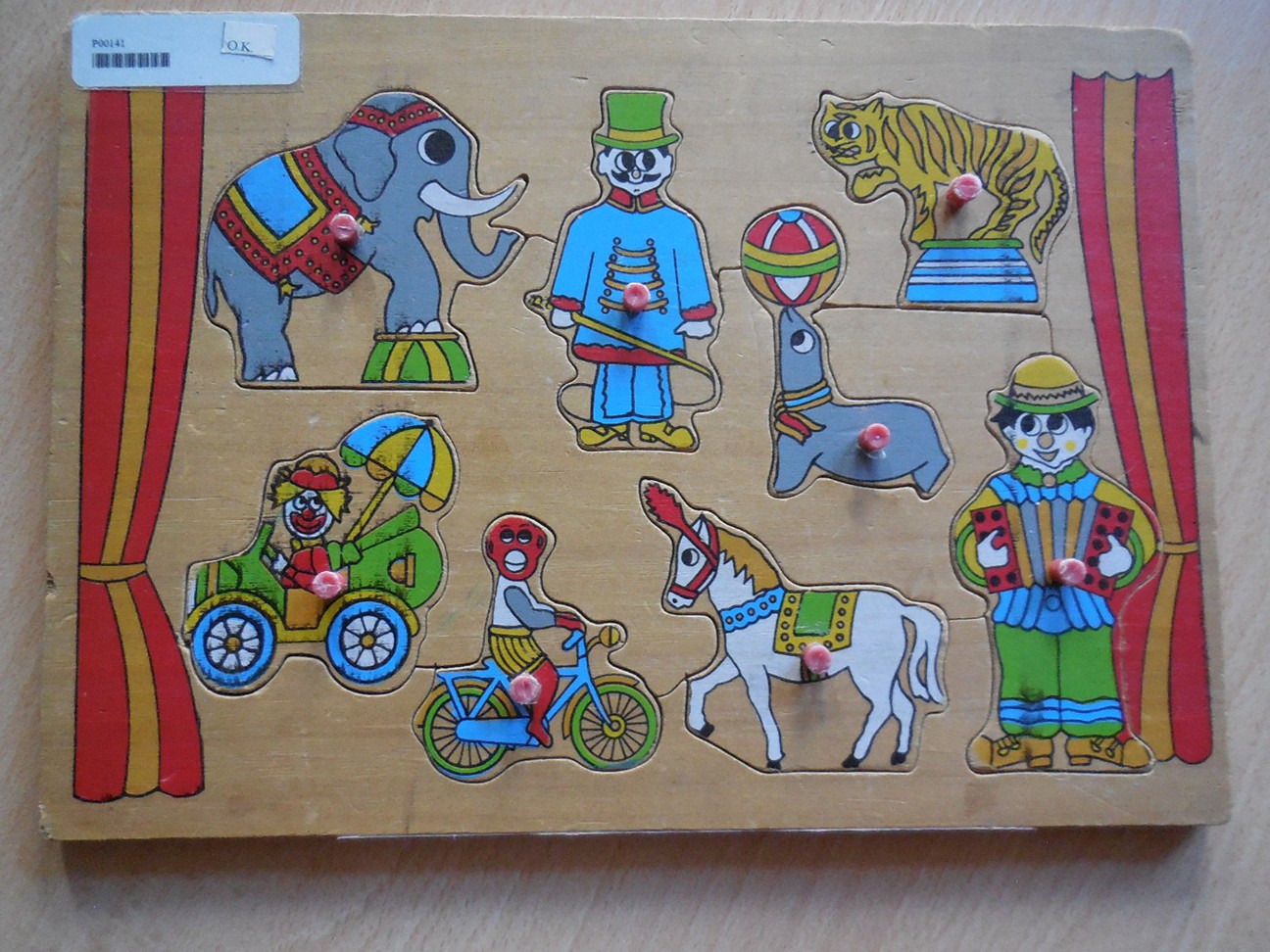 Inlegpuzzel: Circus