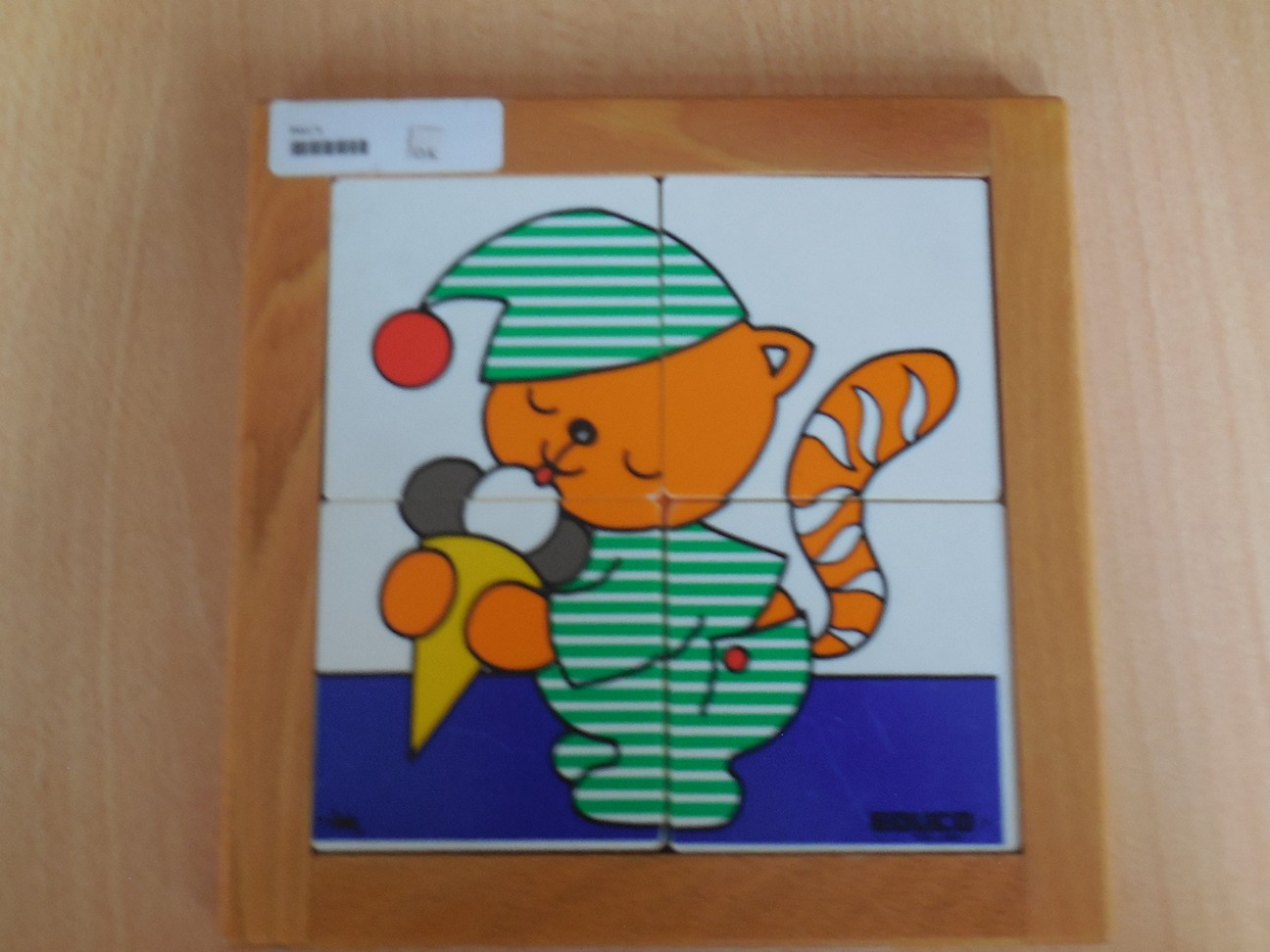 Peuterpuzzelserie in kast