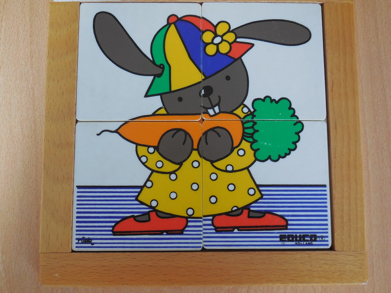 Peuterpuzzelserie in kast
