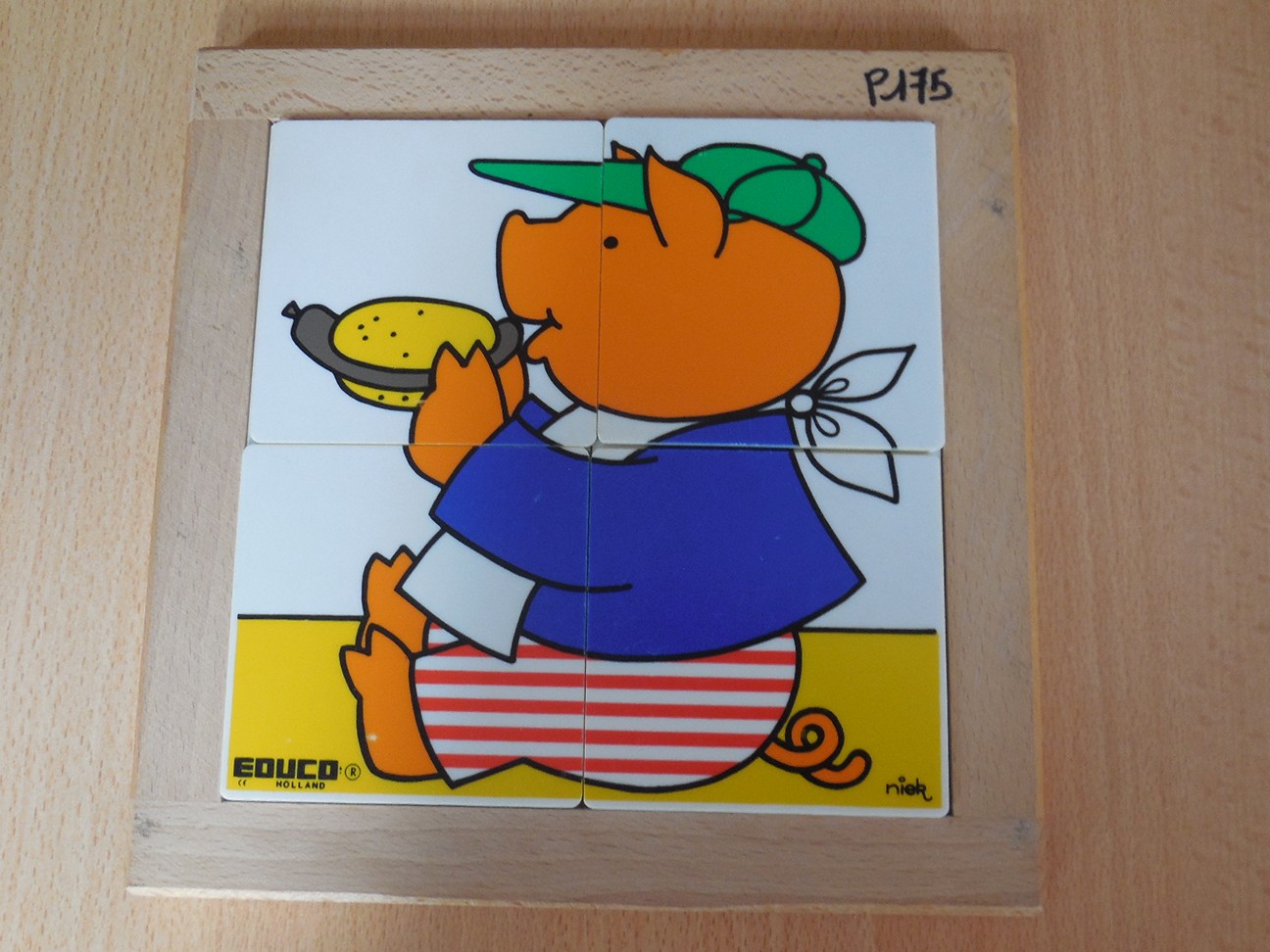 Peuterpuzzelserie in kast