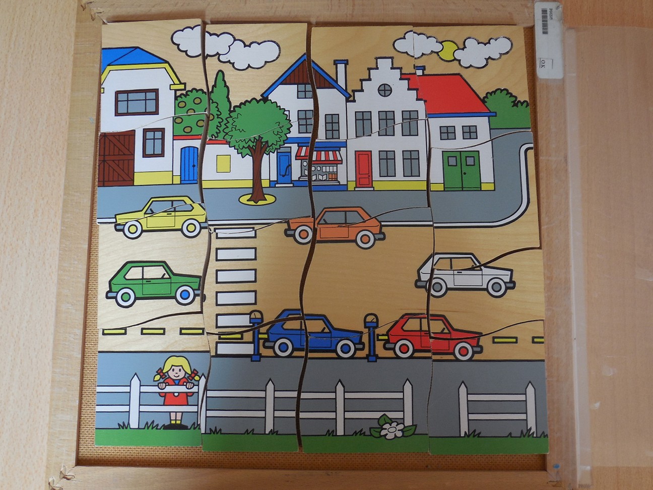 Puzzel “Weg met zebrapad”