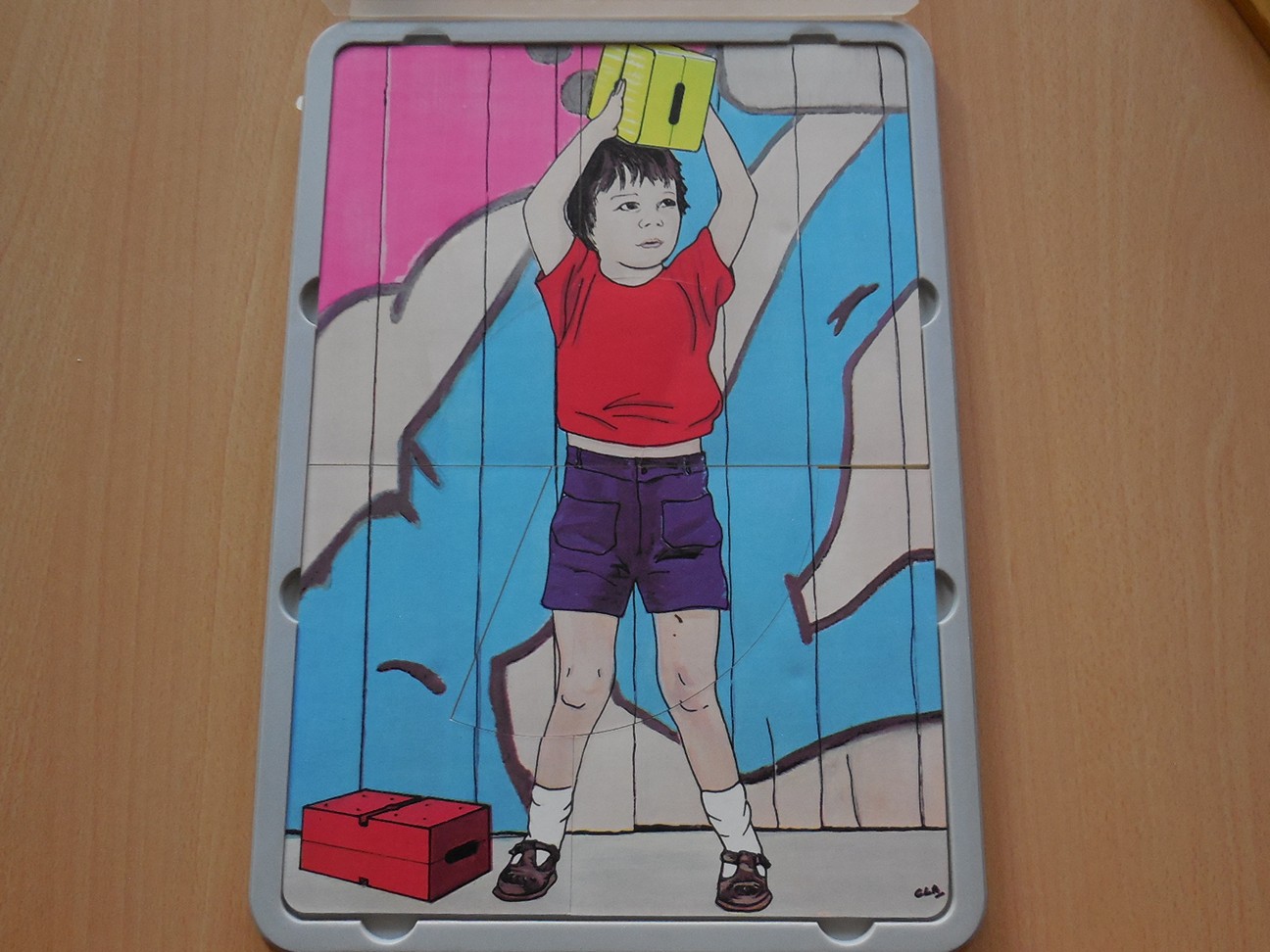 Puzzel “Spelende jongen”