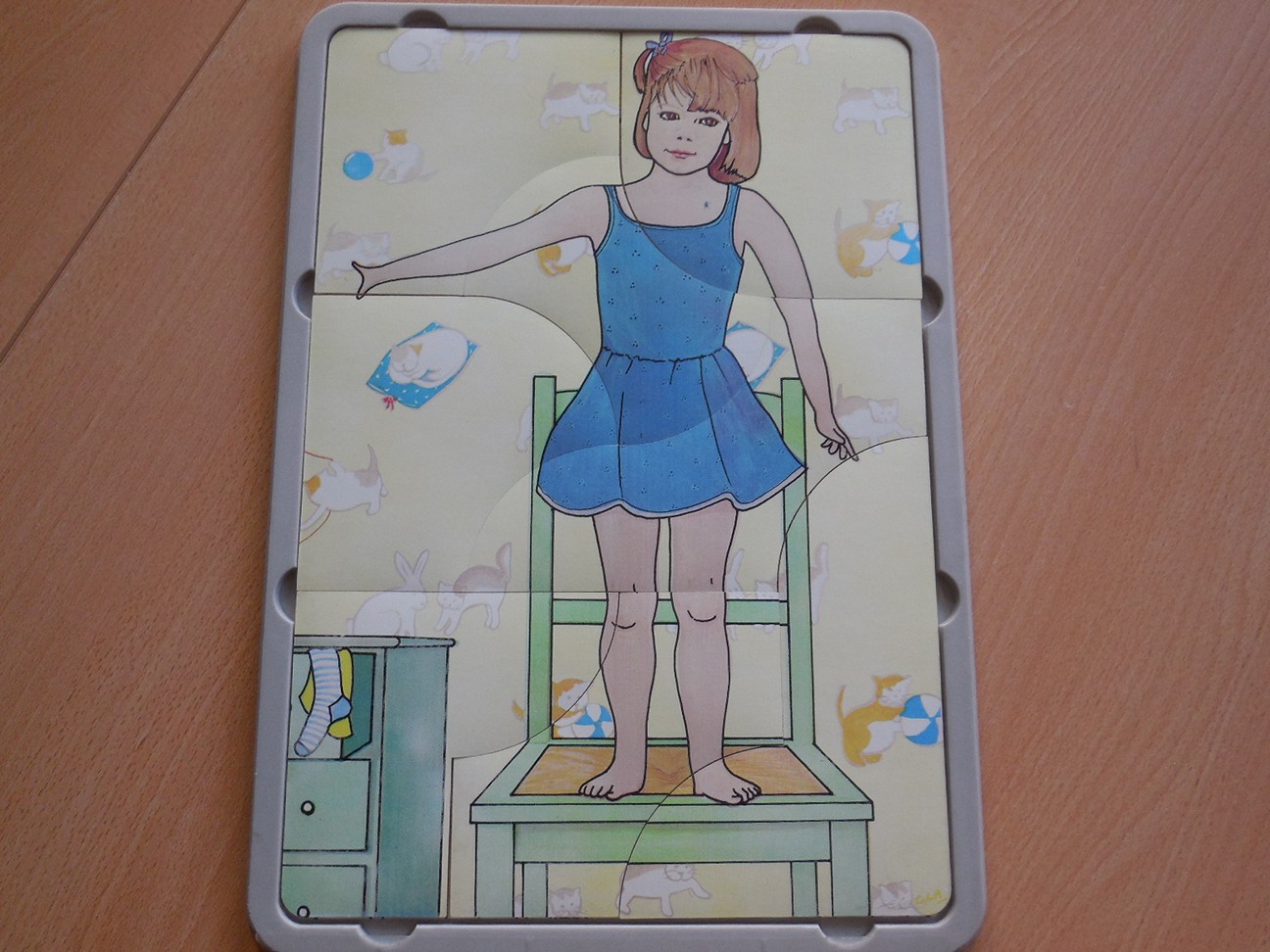 Puzzel “Meisje in de speelkamer”	