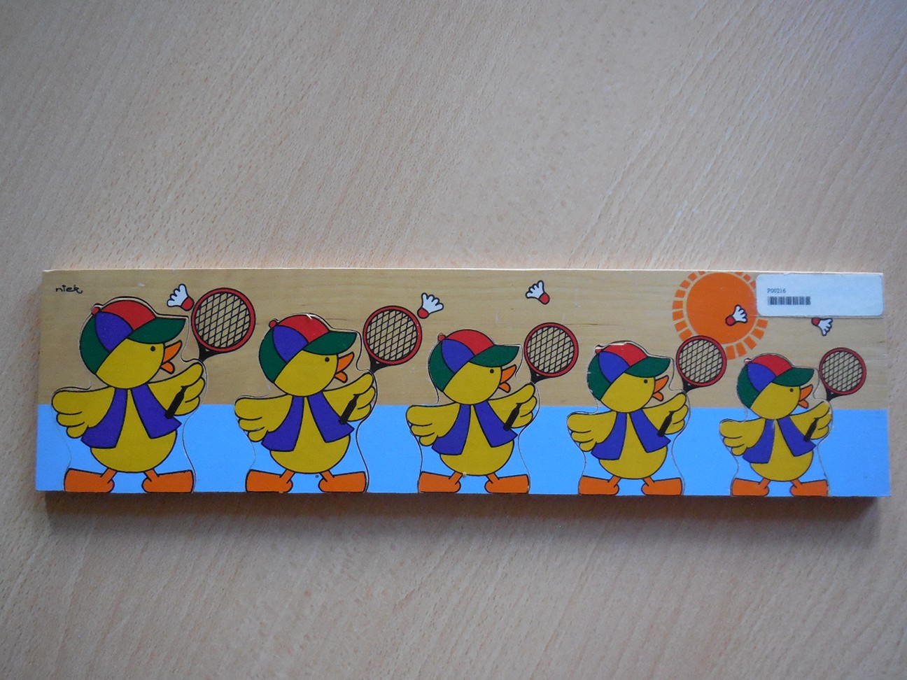 Inlegpuzzel groot- klein “Eend"