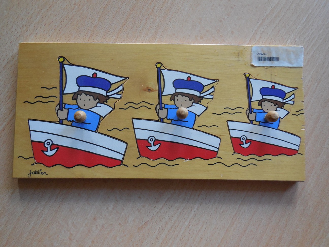 Knopinlegplank “Boot”