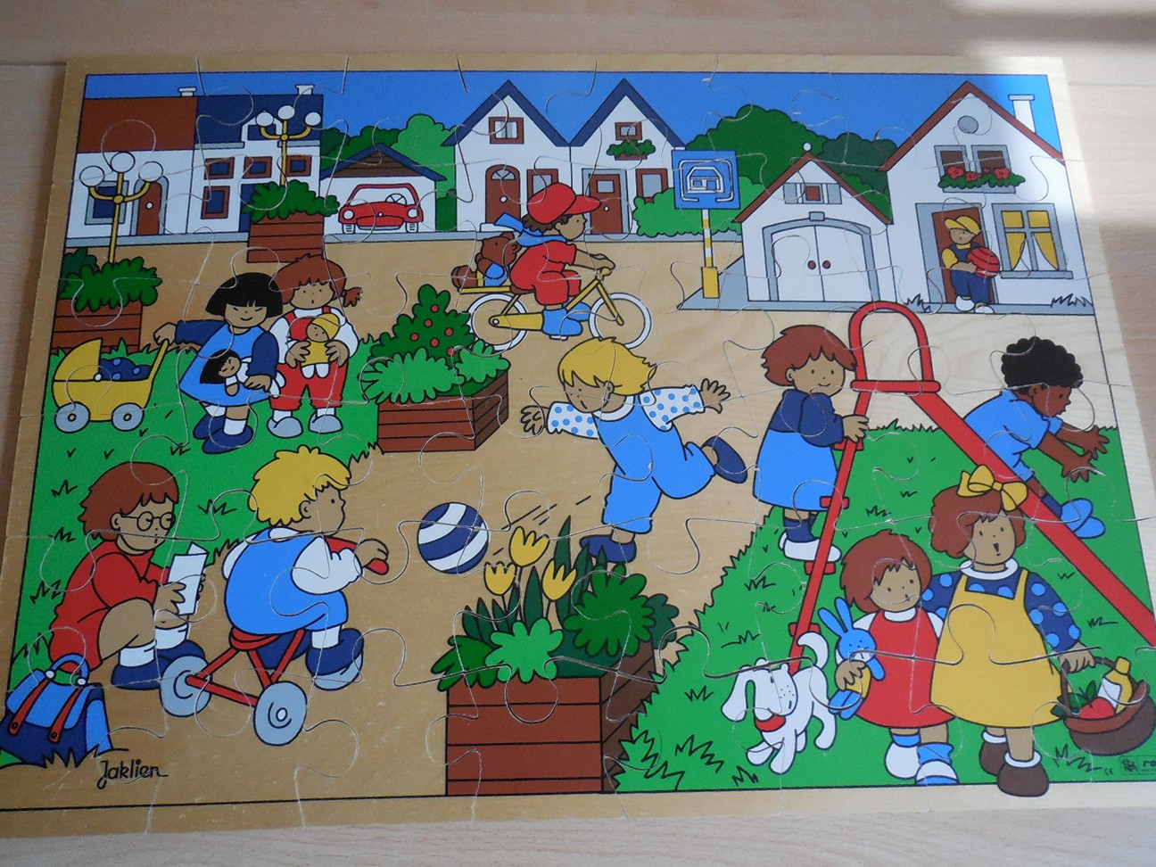 Maxi vloerpuzzel “Woonerf”