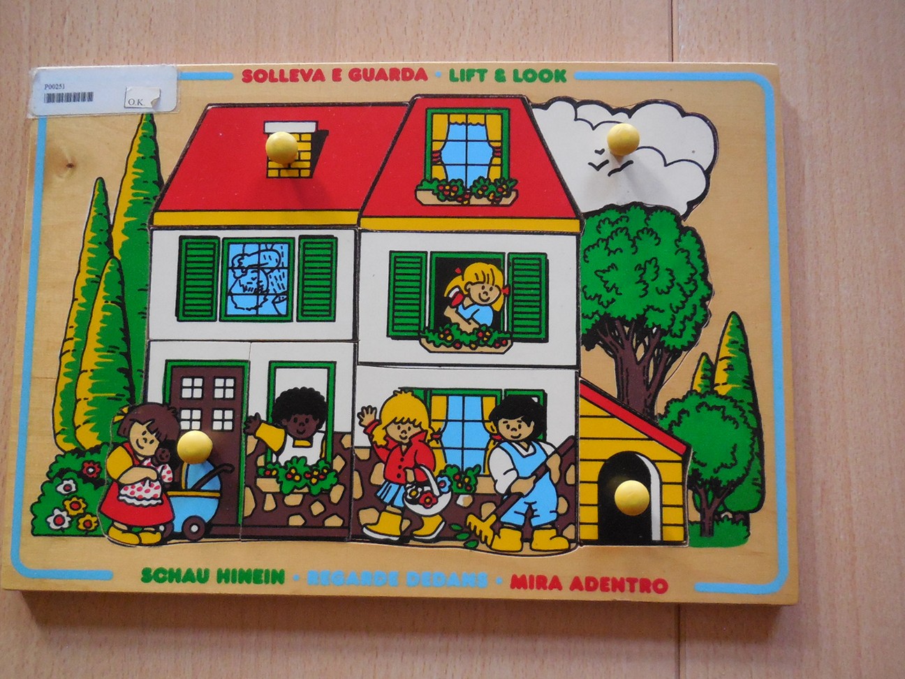Inlegpuzzel “Het huis”