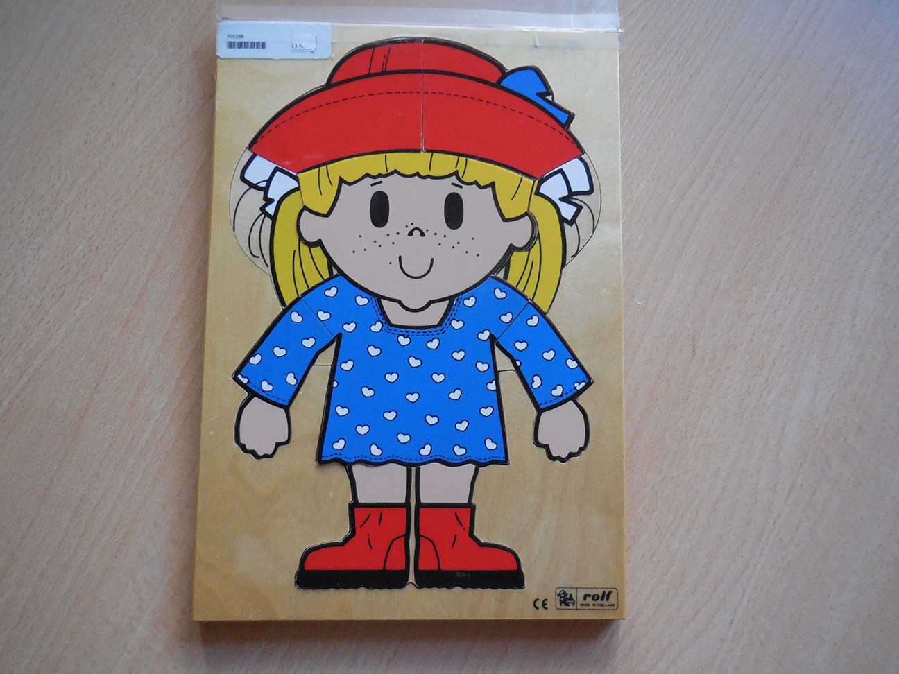 Aankleedpuzzel “Meisje”