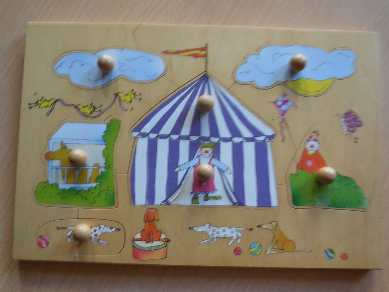 Inlegpuzzel circus