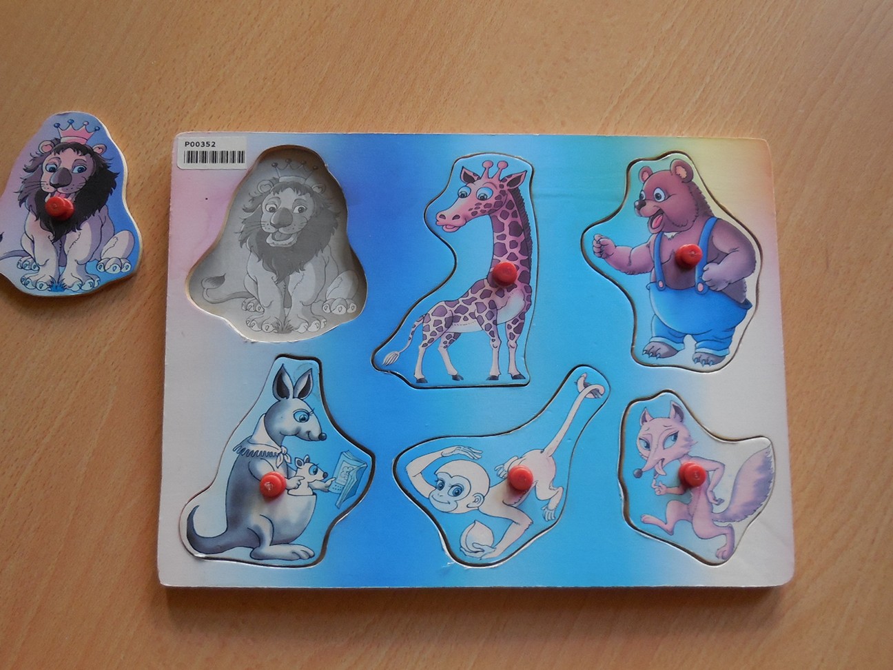 Inlegpuzzel “Dieren”