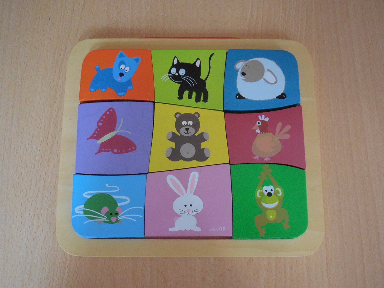 Magnetische puzzel: De dieren