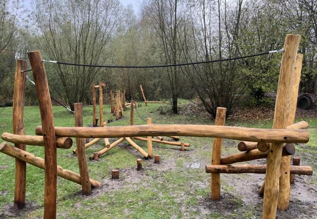 Nieuwe speeltuigen Belevingspark Meerspoort