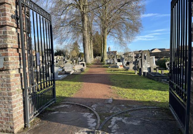 Begraafplaats ingang Dijkstraat