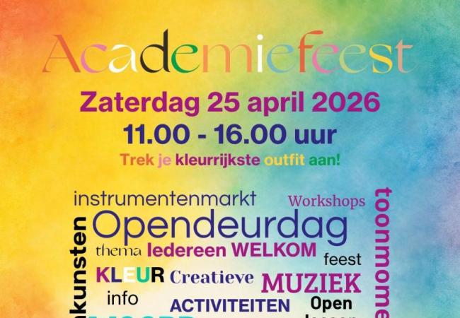 Academiefeest PARCOUR za 25 april 2026