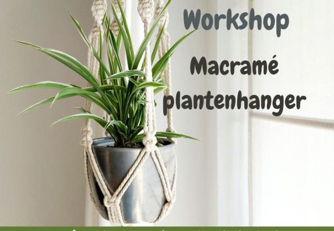 Workshop macramé plantenhanger © Evy Van Wayenberge