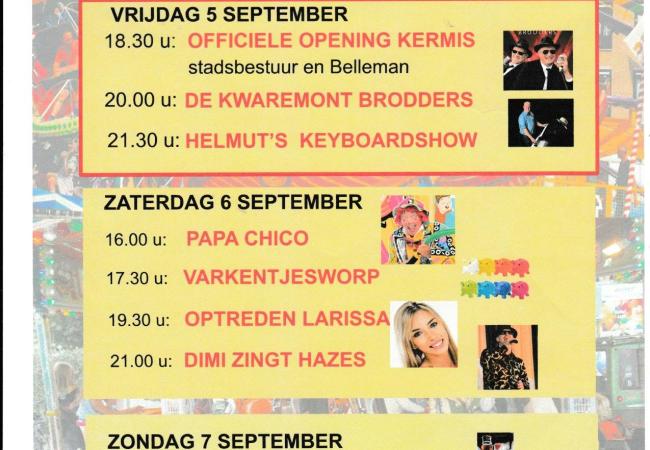 September Kermis Feestcomité Oudenaarde Centrum © Feestcomité Oudenaarde Centrum