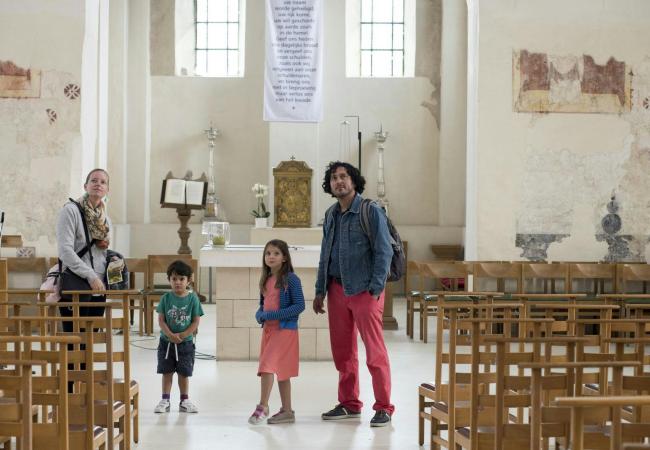 Rondleiding muurschilderingen Sint-Laurentiuskerk Ename © Provinciale Erfgoedsite Ename