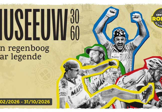 Expo Museeuw 30 | 60, van regenboog naar legende © Flanders Classics