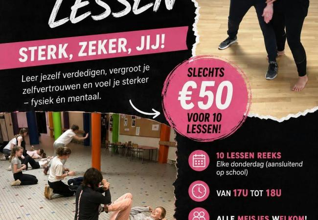 Zelfverdedigingslessen voor meisjes © JC