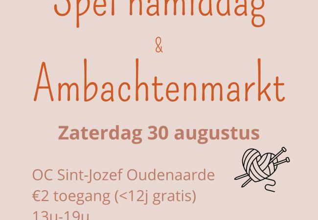 Ambachtenmarkt en spelletjes namiddag © Rika De Meulemeester