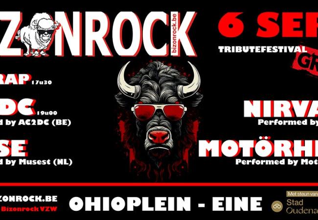 Bizonrock 2025 - Gratis Tribute Festival © Bizonrock VZW