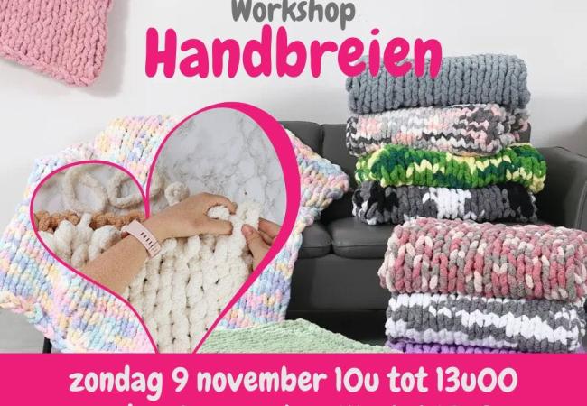 Workshop Handbreien © Evy Van Wayenberge