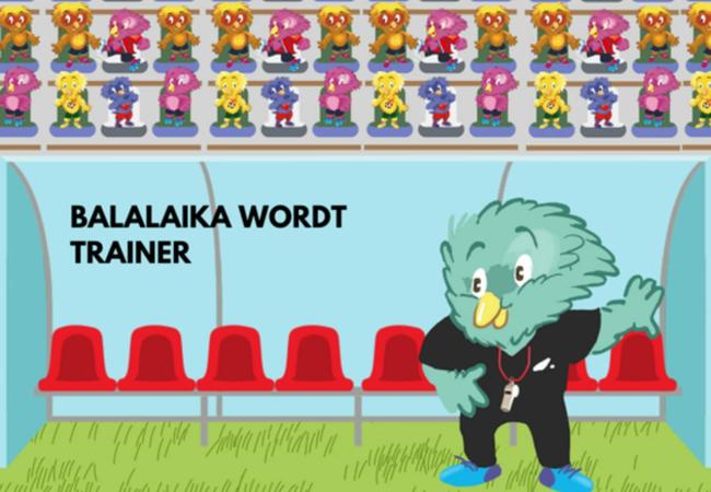 Balalaika wordt trainer © Soccer Stars
