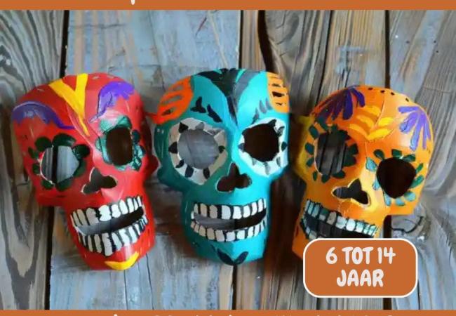 Workshop 4Kids: griezelmaskers © Evy Van Wayenberge